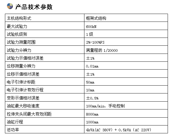 60吨微机屏显卧式拉力试验机